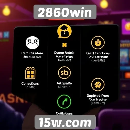 Análise das funcionalidades do site 2860win